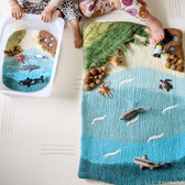 Tara Treasures | Large Sea and Rockpool Play Mat Playscape