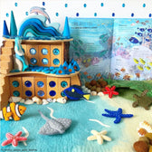 Tara Treasures | Large Sea and Rockpool Play Mat Playscape