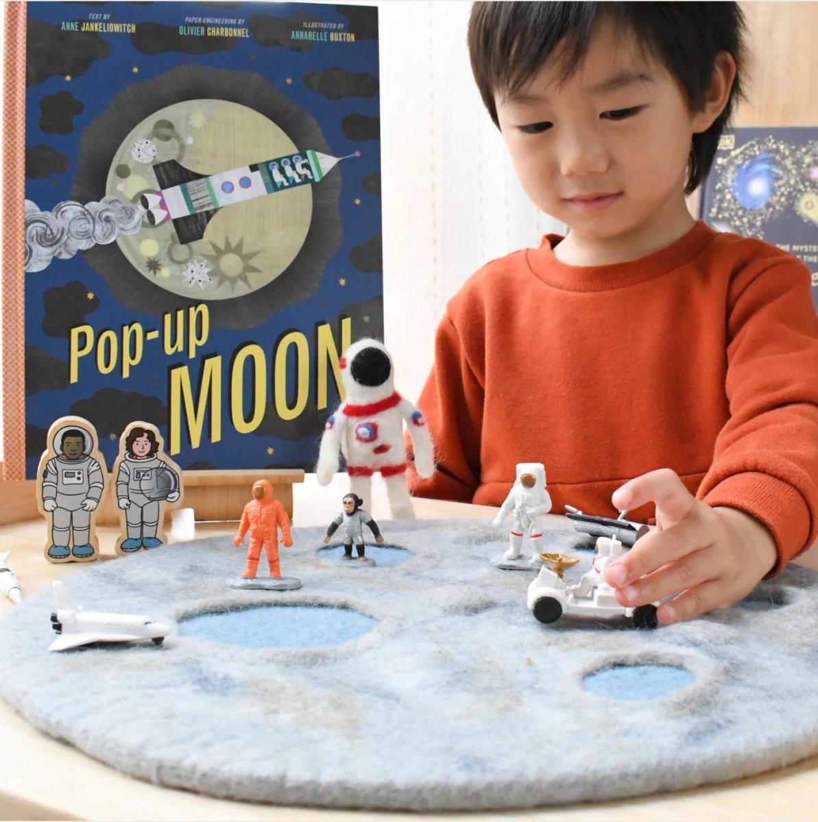 Tara Treasures | Solar System Outer Space Play Mat with Felt Planets