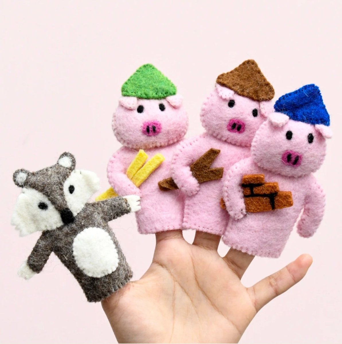 felt finger puppets book