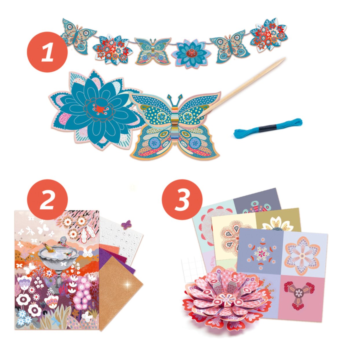 The Flower Garden Multi Craft Box Set - Djeco