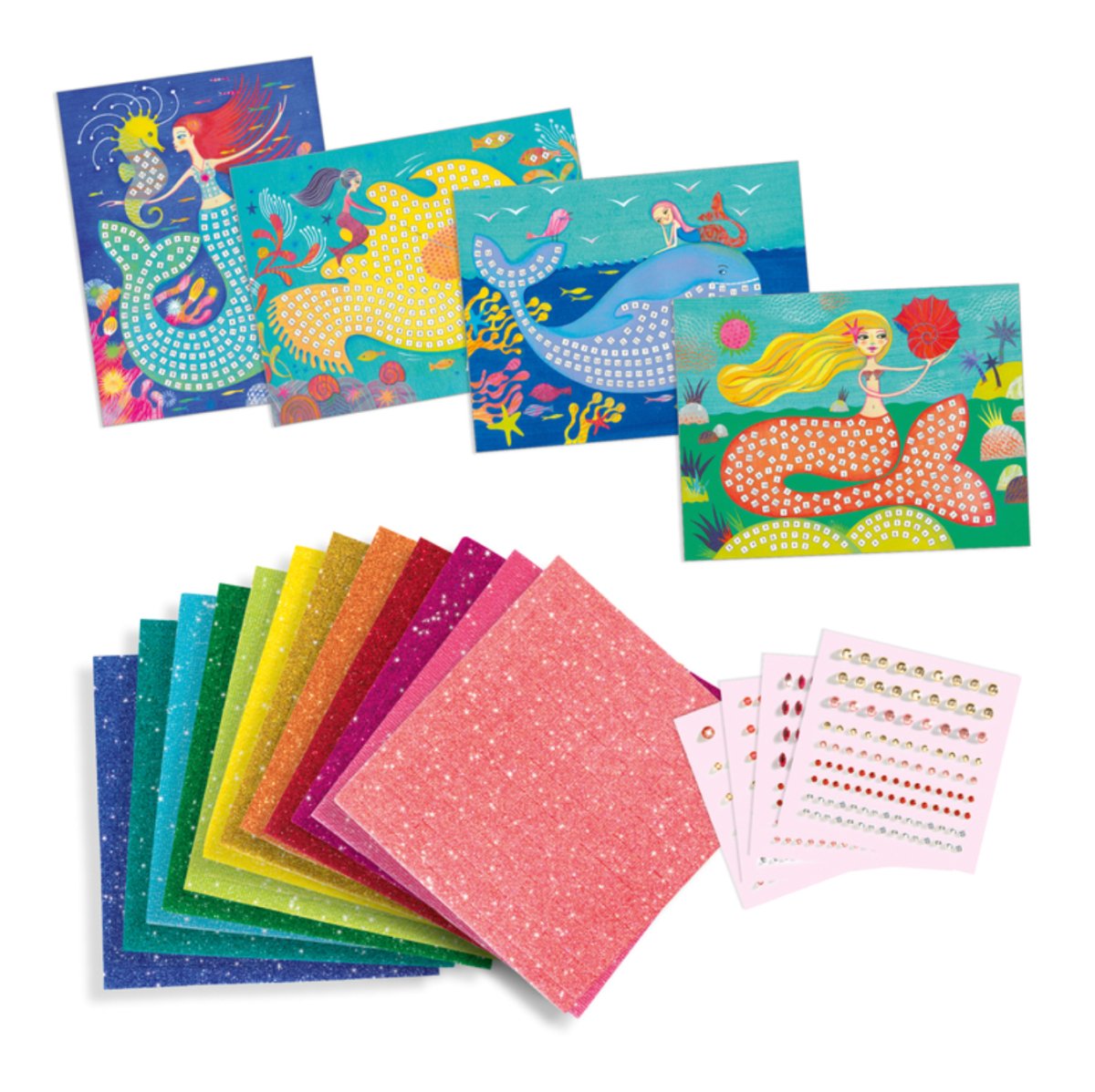 The Mermaid's Song Mosaic Kit - Djeco