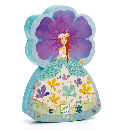 The Princess Of Spring 36pc Silhouette Puzzle - Djeco