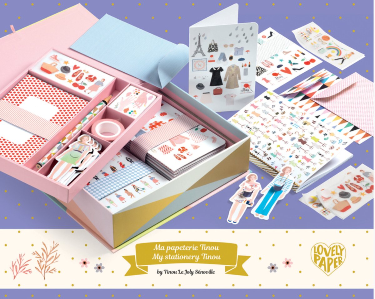 Tinou Stationery Box Set - Djeco