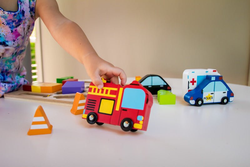 Vehicle Puzzle with Magnets - Kiddie Connect