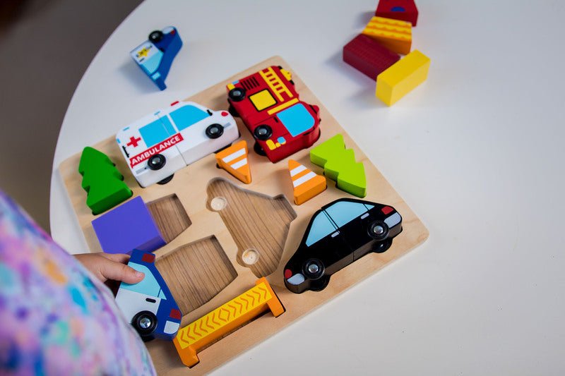 Vehicle Puzzle with Magnets - Kiddie Connect