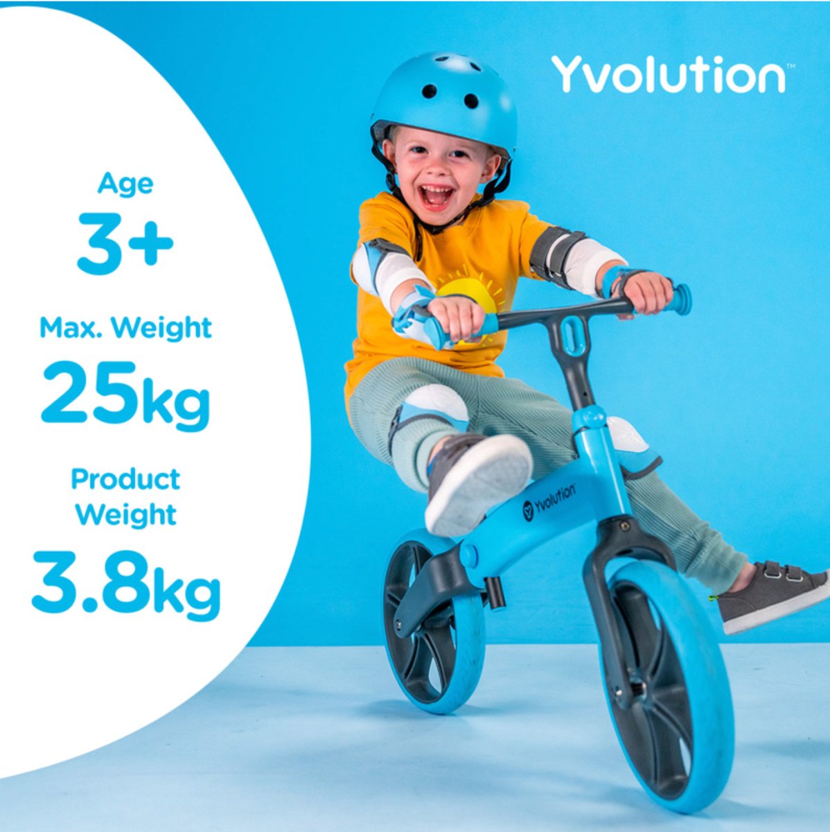 Velo Senior Balance Bike Blue - Yvolution