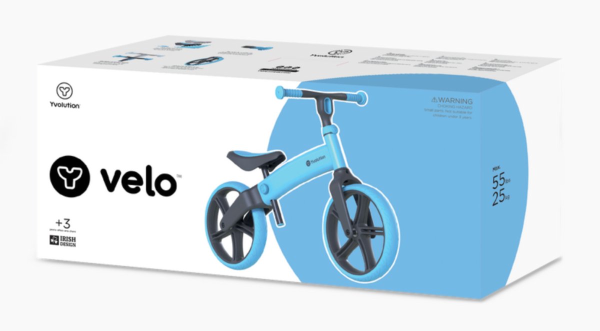 Velo Senior Balance Bike Blue - Yvolution