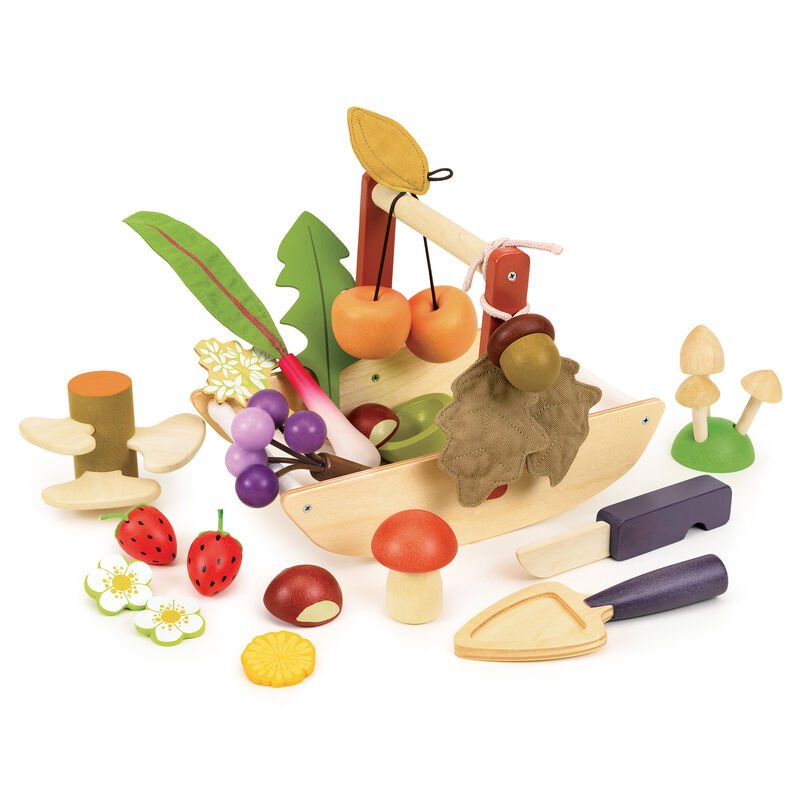 Wild Wood Foraging Trug (Basket) - Tender Leaf Toys