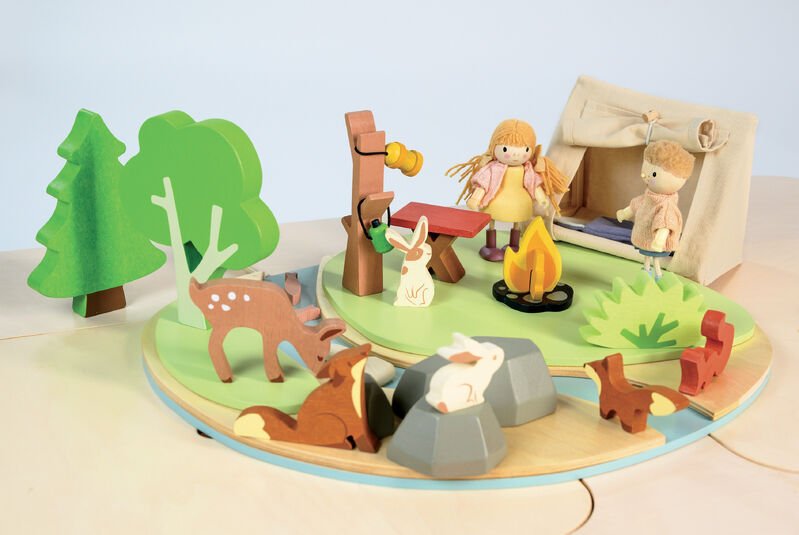 Wildlife Camping Playset - Tender Leaf Toys