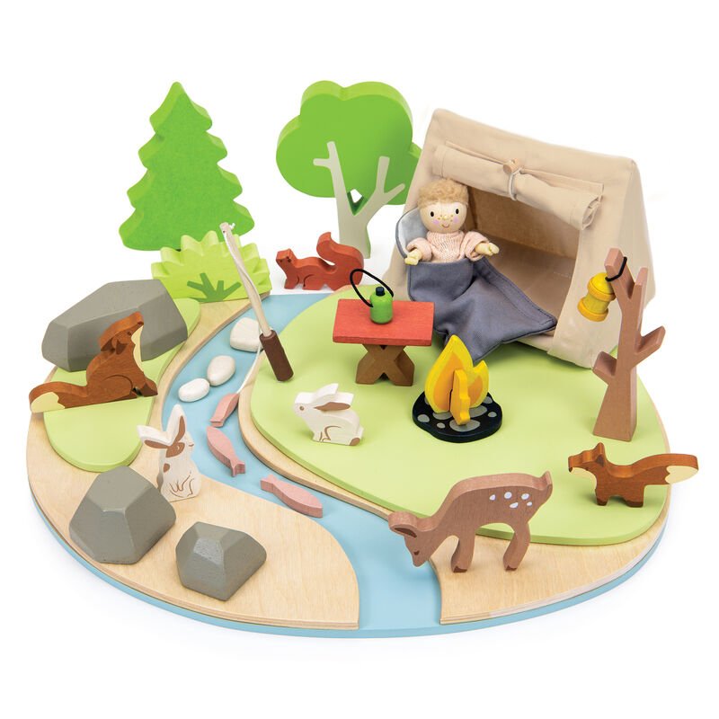 Wildlife Camping Playset - Tender Leaf Toys