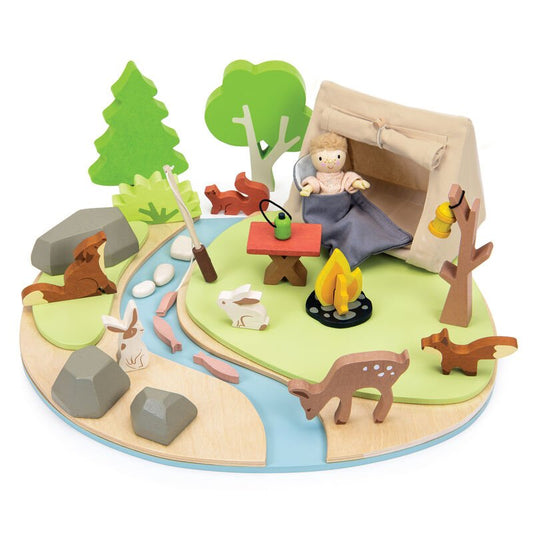 Wildlife Camping Playset - Tender Leaf Toys