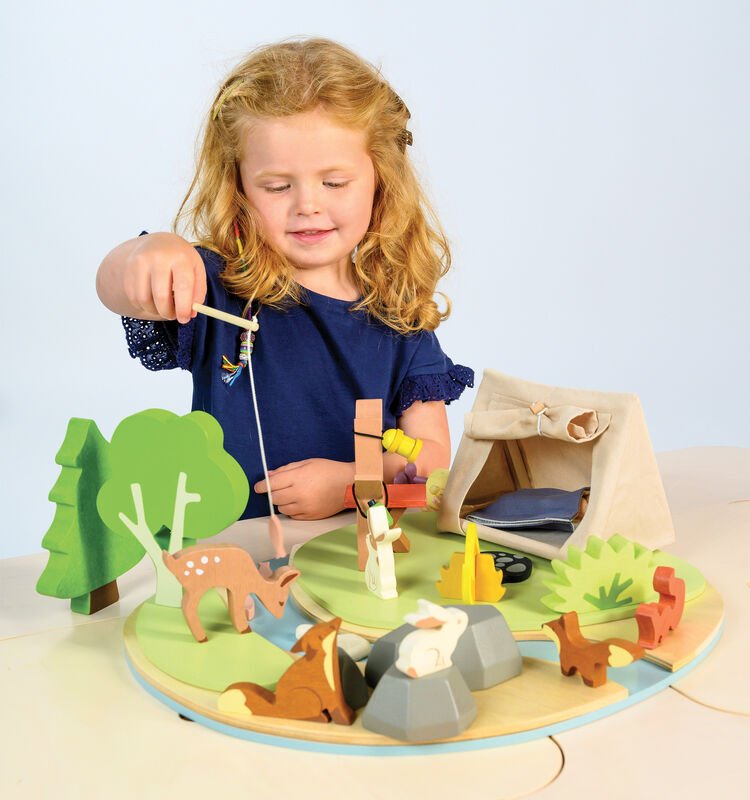 Wildlife Camping Playset - Tender Leaf Toys