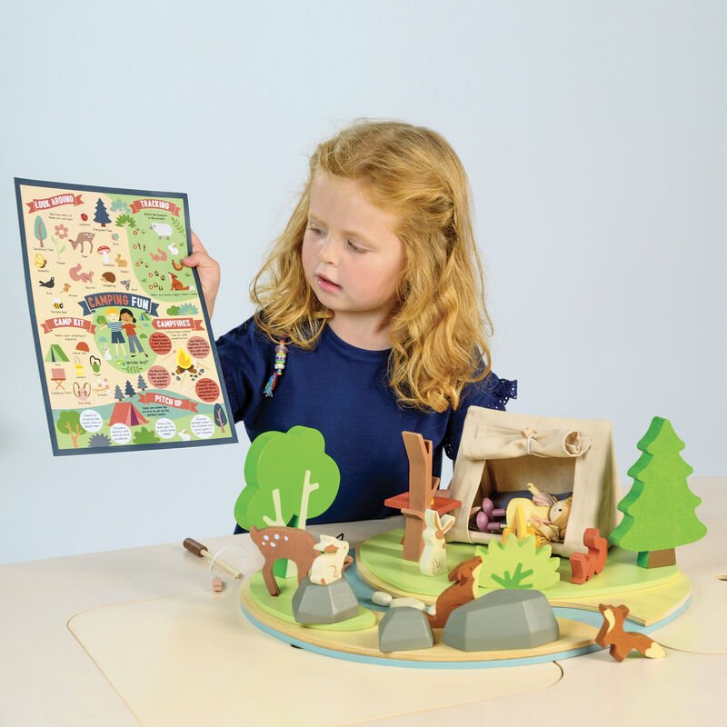 Wildlife Camping Playset - Tender Leaf Toys