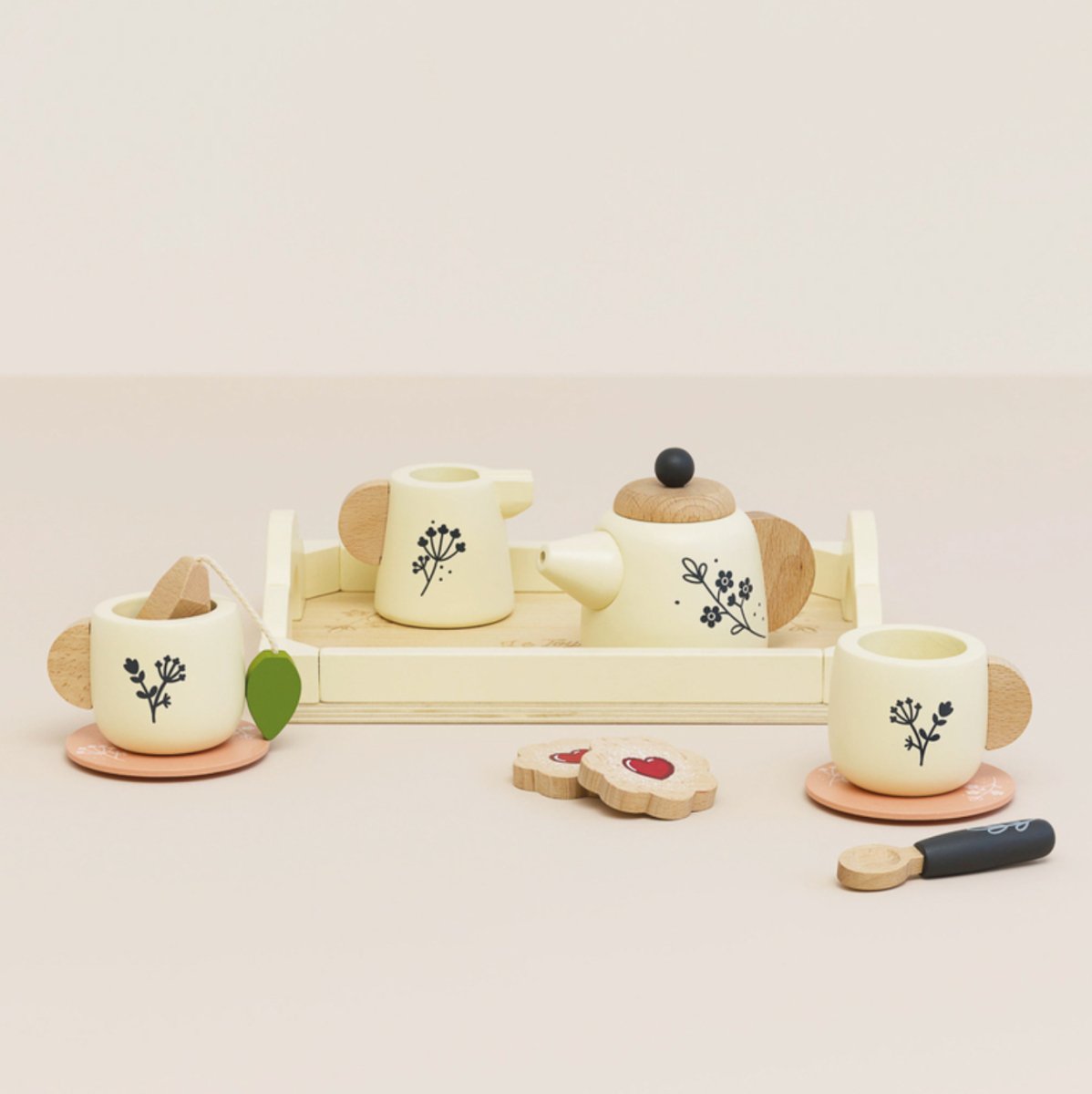 Wooden Tea Set & Tray - Le Toy Van