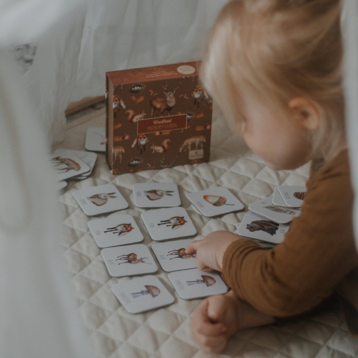 Woodland Memory Card Game by Modern Monty