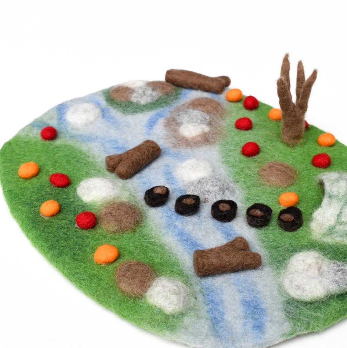 Woodland River Playscape Play Mat - Tara Treasures